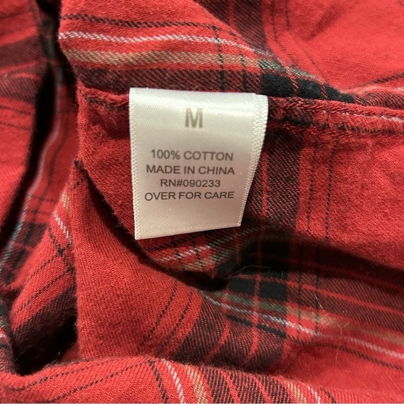 PACSUN Flannel Plaid Ex-Boyfriend Button Down Shirt - Picture 5 of 7